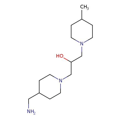 1-[4-(Aminomethyl)piperidin-1-yl]-3-(4-methylpiperidin-1-yl)propan-2-ol