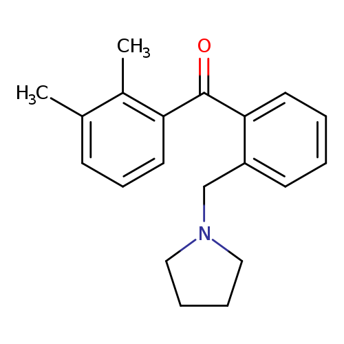 2,3-Dimethyl-2'-pyrrolidinomethyl benzophenone