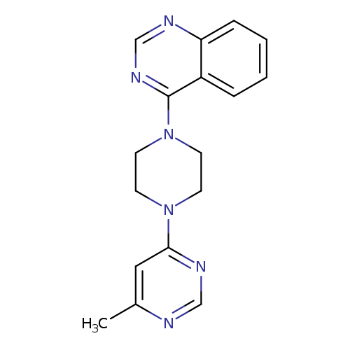 4-[4-(6-methylpyrimidin-4-yl)piperazin-1-yl]quinazoline