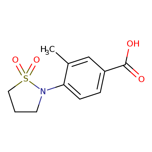 4-(1,1-dioxo-1lambda6,2-thiazolidin-2-yl)-3-methylbenzoic acid