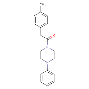 2-(4-methylphenyl)-1-(4-phenylpiperazin-1-yl)ethan-1-one