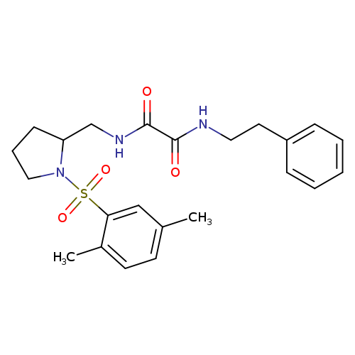 N-{[1-(2,5-dimethylbenzenesulfonyl)pyrrolidin-2-yl]methyl}-N'-(2-phenylethyl)ethanediamide
