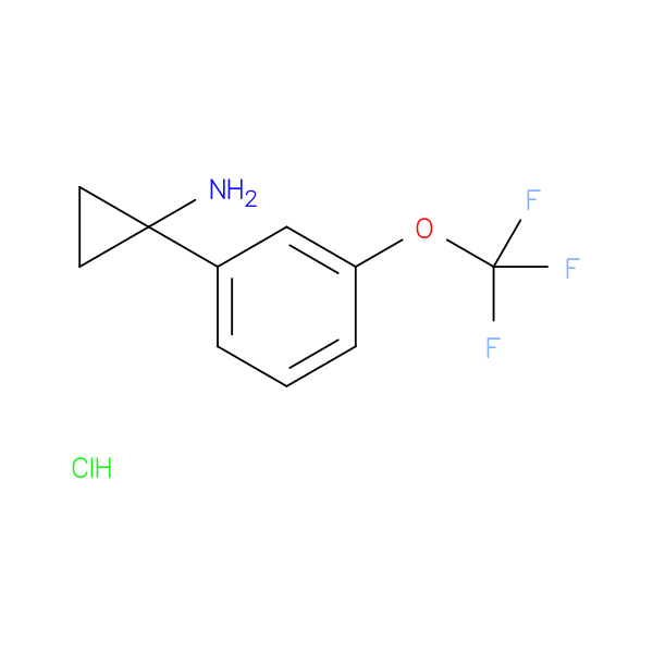 1-[3-(trifluoromethoxy)phenyl]cyclopropan-1-amine hydrochloride