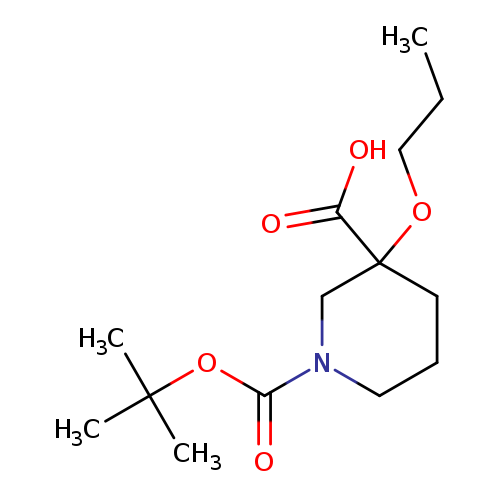 1-[(tert-butoxy)carbonyl]-3-propoxypiperidine-3-carboxylicacid