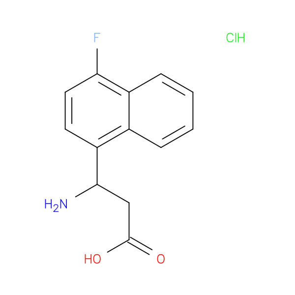3-Amino-3-(4-fluoronaphthalen-1-yl)propanoic acid hydrochloride