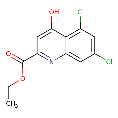 5,7-Dichloro-4-hydroxy-quinoline-2-carboxylic acid ethyl ester