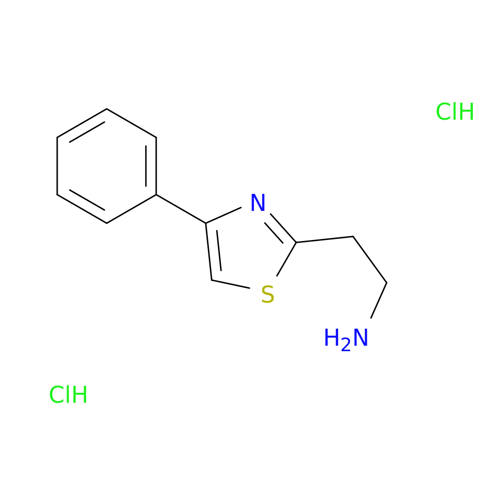2-(4-phenyl-1,3-thiazol-2-yl)ethan-1-amine dihydrochloride