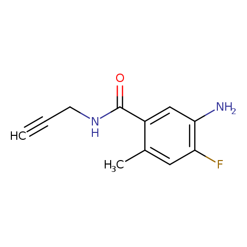 5-Amino-4-fluoro-2-methyl-n-prop-2-ynyl-benzamide