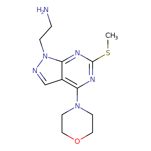 (2-[6-(METHYLTHIO)-4-MORPHOLIN-4-YL-1H-PYRAZOLO[3,4-D]PYRIMIDIN-1-YL]ETHY+