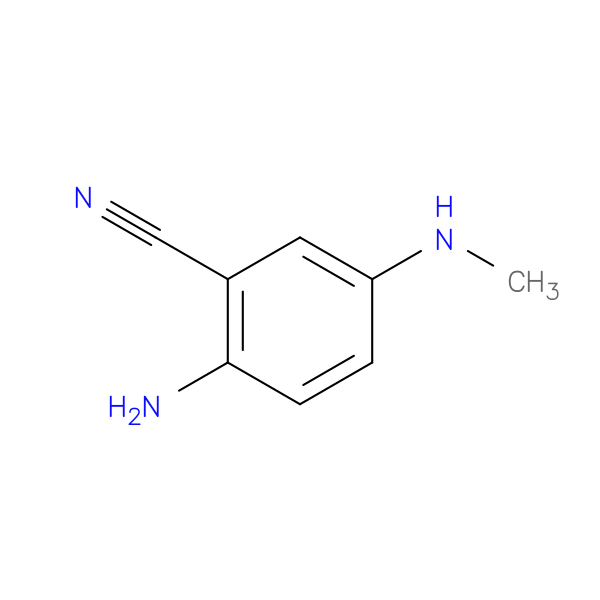 2-amino-5-(methylamino)benzonitrile