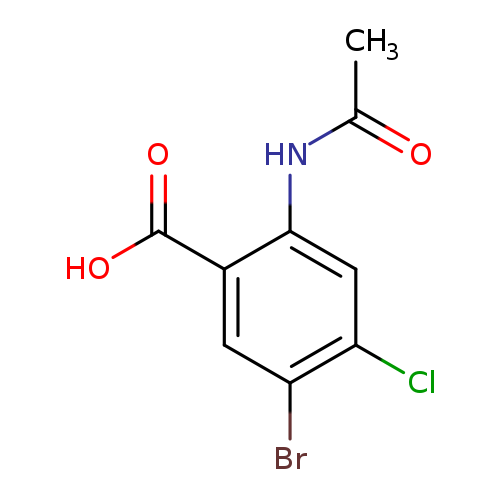 2-Acetamido-5-bromo-4-chlorobenzoic acid
