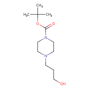 1-Piperazinecarboxylic acid, 4-(3-hydroxypropyl)-, 1,1-dimethylethyl ester