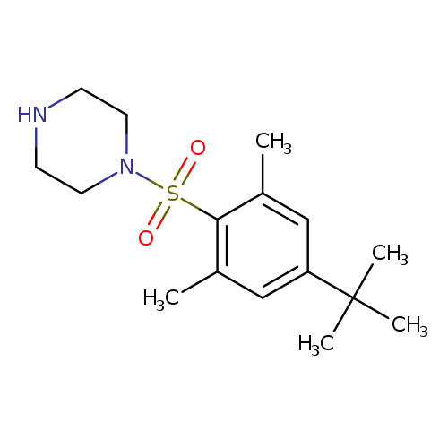 1-(4-tert-butyl-2,6-dimethylbenzenesulfonyl)piperazine