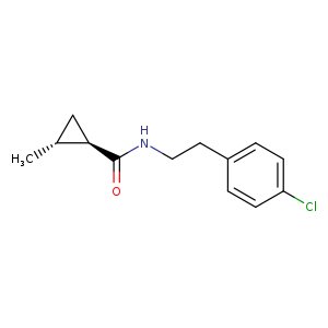 (1R,2R)-N-[2-(4-chlorophenyl)ethyl]-2-methylcyclopropane-1-carboxamide