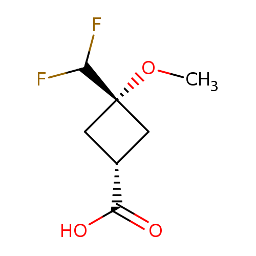 rac-(1s,3s)-3-(difluoromethyl)-3-methoxycyclobutane-1-carboxylic acid