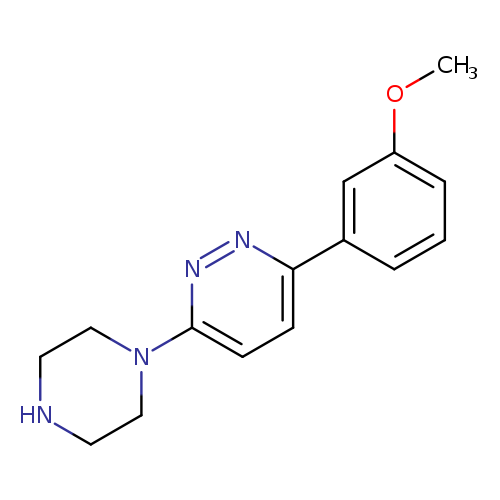 3-(3-methoxyphenyl)-6-(piperazin-1-yl)pyridazine