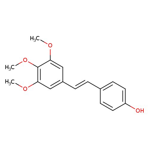 Phenol, 4-[(1E)-2-(3,4,5-trimethoxyphenyl)ethenyl]-