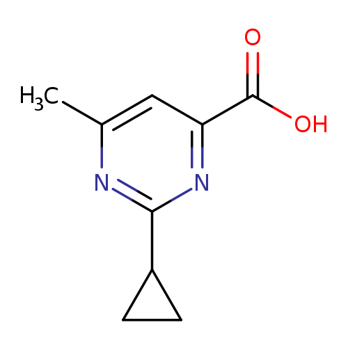 2-cyclopropyl-6-methylpyrimidine-4-carboxylic acid