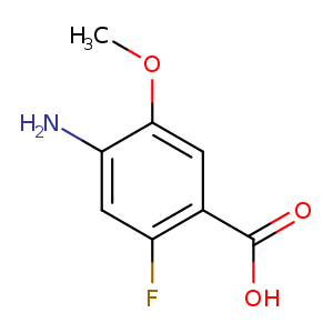 Benzoic acid, 4-amino-2-fluoro-5-methoxy-