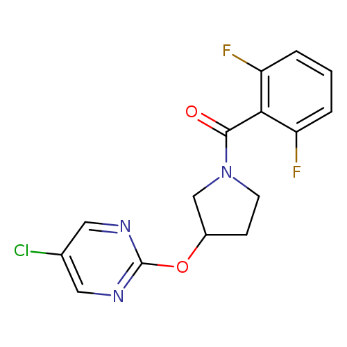 5-chloro-2-{[1-(2,6-difluorobenzoyl)pyrrolidin-3-yl]oxy}pyrimidine