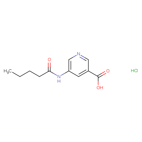 5-pentanamidopyridine-3-carboxylic acid hydrochloride