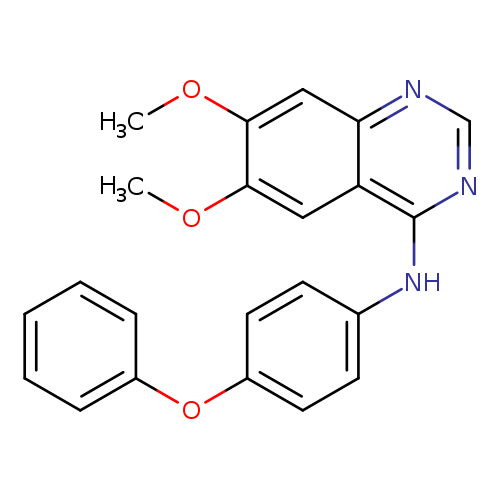 4-Quinazolinamine, 6,7-dimethoxy-N-(4-phenoxyphenyl)-