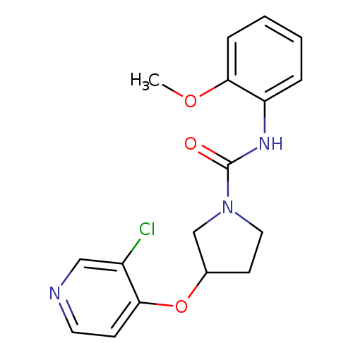 3-[(3-chloropyridin-4-yl)oxy]-N-(2-methoxyphenyl)pyrrolidine-1-carboxamide