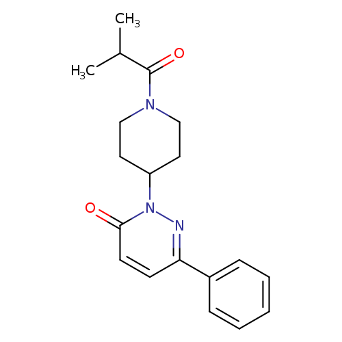 2-[1-(2-methylpropanoyl)piperidin-4-yl]-6-phenyl-2,3-dihydropyridazin-3-one