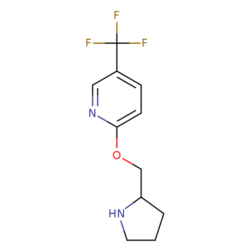 2-[(pyrrolidin-2-yl)methoxy]-5-(trifluoromethyl)pyridine