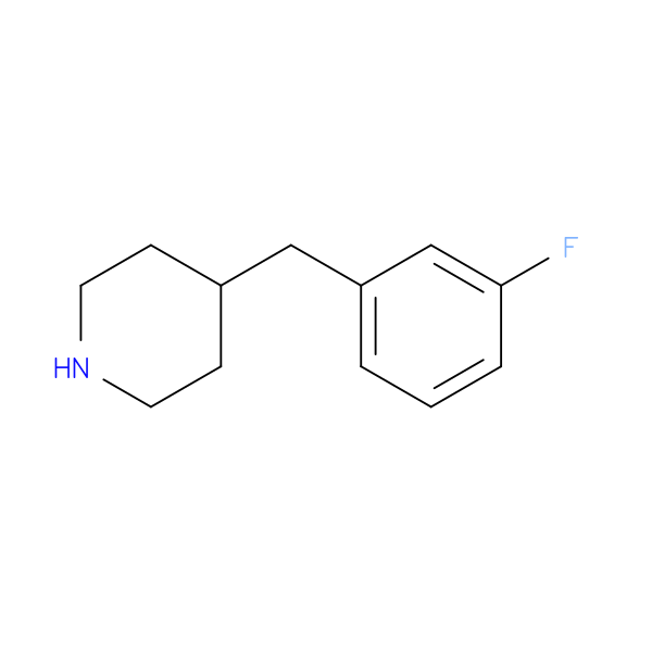 4-[(3-fluorophenyl)methyl]piperidine