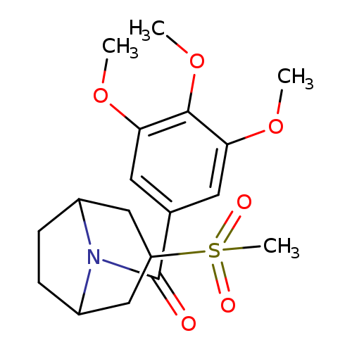 3-methanesulfonyl-8-(3,4,5-trimethoxybenzoyl)-8-azabicyclo[3.2.1]octane