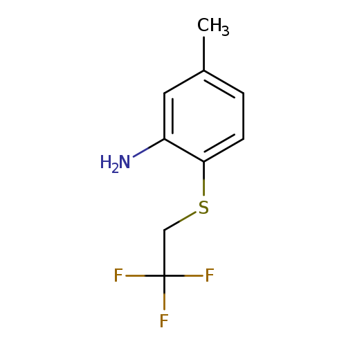 5-methyl-2-[(2,2,2-trifluoroethyl)sulfanyl]aniline