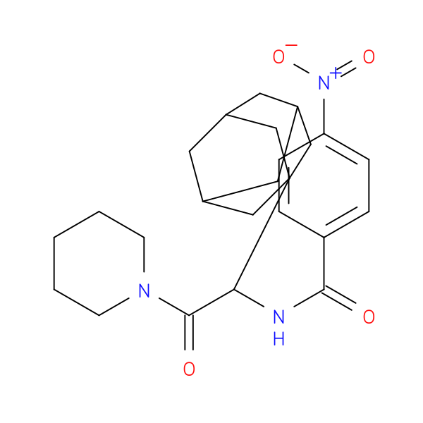 N-[1-(adamantan-1-yl)-2-oxo-2-(piperidin-1-yl)ethyl]-4-nitrobenzamide