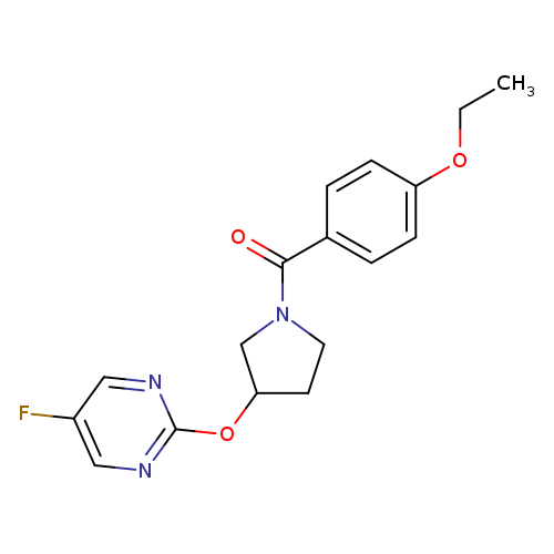 2-{[1-(4-ethoxybenzoyl)pyrrolidin-3-yl]oxy}-5-fluoropyrimidine