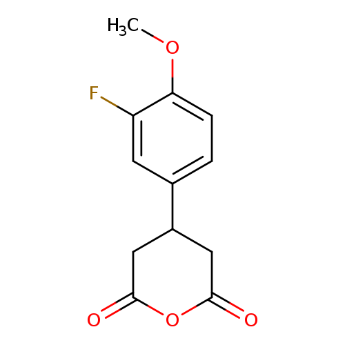 4-(3-fluoro-4-methoxyphenyl)dihydro-2H-pyran-2,6(3H)-dione