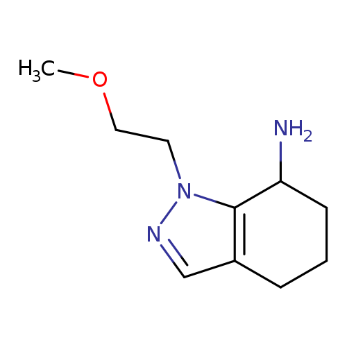 1-(2-Methoxyethyl)-4,5,6,7-tetrahydro-1h-indazol-7-amine