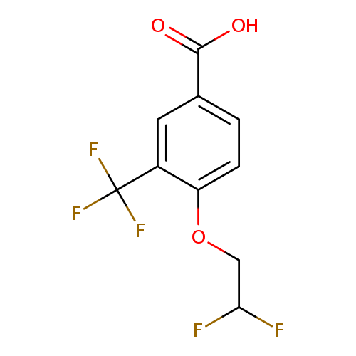 4-(2,2-Difluoroethoxy)-3-(trifluoromethyl)benzoic acid