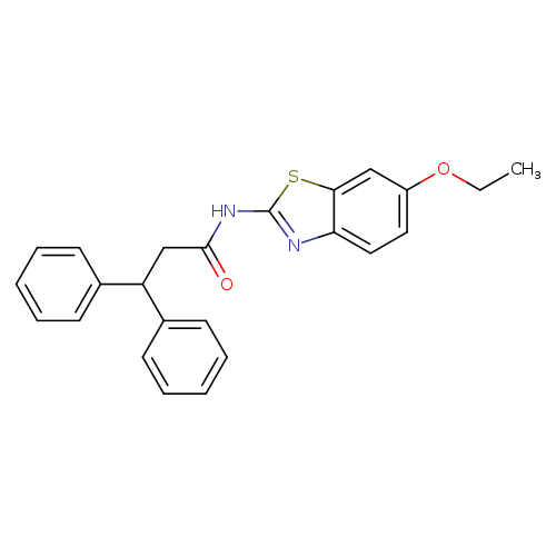 N-(6-ethoxy-1,3-benzothiazol-2-yl)-3,3-diphenylpropanamide