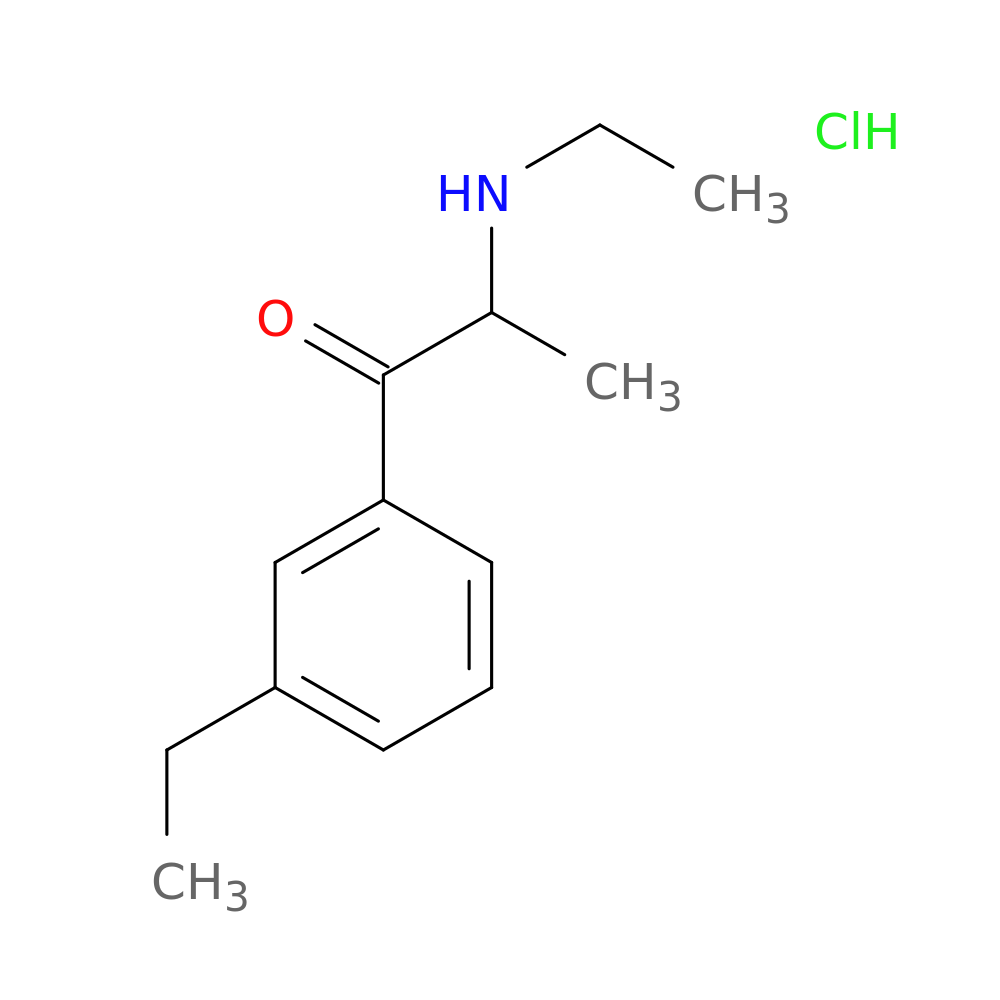 2-(ethylamino)-1-(3-ethylphenyl)propan-1-one,monohydrochloride