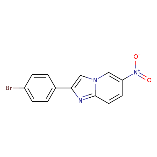 2-(4-bromophenyl)-6-nitroimidazo[1,2-a]pyridine