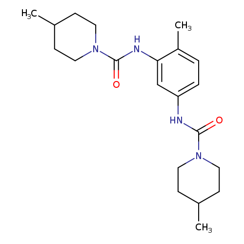 4-Methyl-N-{2-methyl-5-[(4-methylpiperidine-1-carbonyl)amino]phenyl}piperidine-1-carboxamide