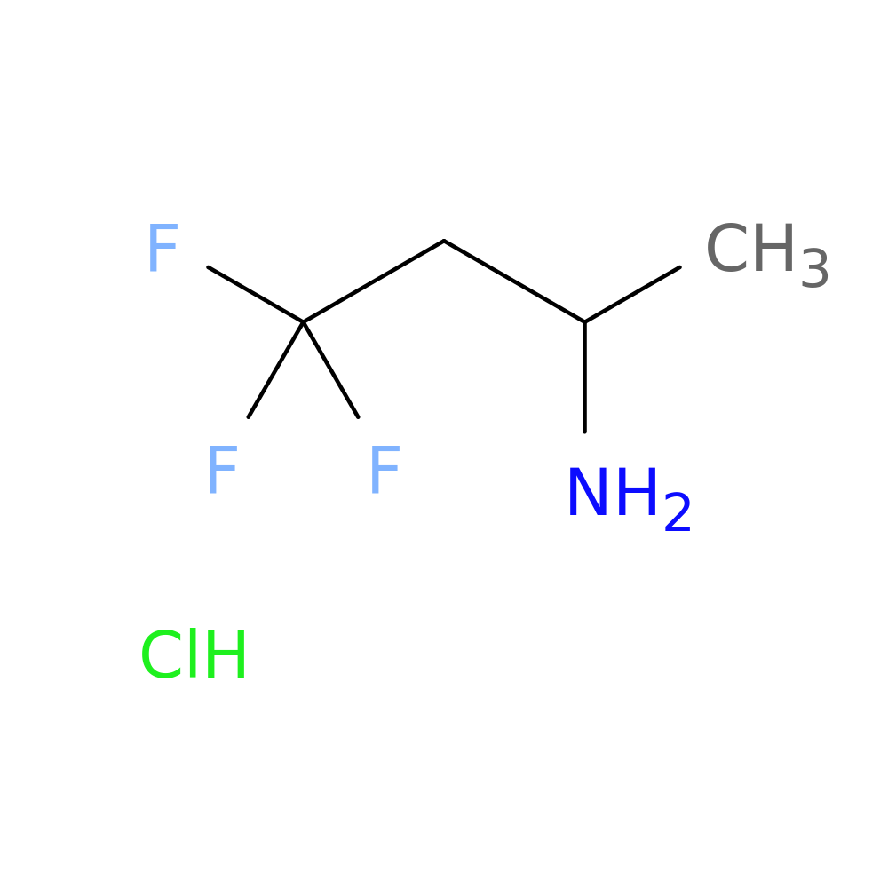 4,4,4-trifluorobutan-2-amine hydrochloride