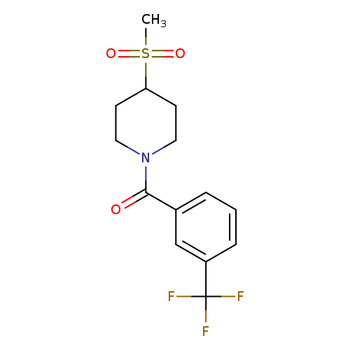 4-methanesulfonyl-1-[3-(trifluoromethyl)benzoyl]piperidine