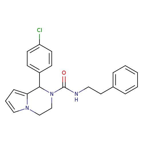 1-(4-chlorophenyl)-N-(2-phenylethyl)-1H,2H,3H,4H-pyrrolo[1,2-a]pyrazine-2-carboxamide