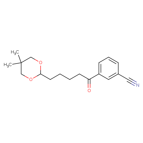 3'-Cyano-5-(5,5-dimethyl-1,3-dioxan-2-yl)valerophenone