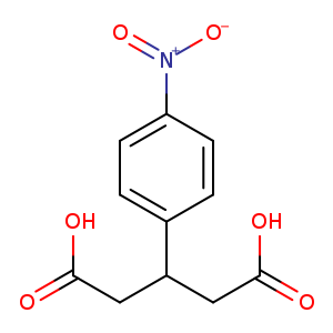 3-(4-nitrophenyl)pentanedioic acid