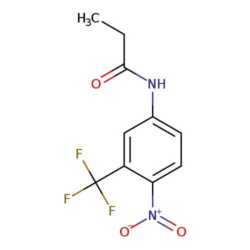 N-[4-Nitro-3-(trifluoromethyl)phenyl]ropanamide