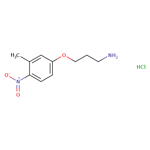 3-(3-methyl-4-nitrophenoxy)propan-1-aminehydrochloride