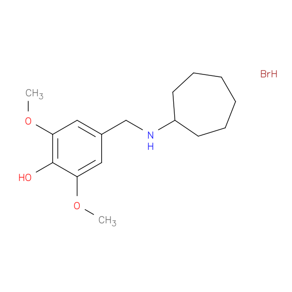 4-[(Cycloheptylamino)methyl]-2,6-dimethoxyphenol hydrobromide