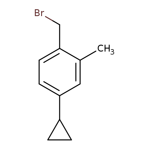 1-(bromomethyl)-4-cyclopropyl-2-methylbenzene